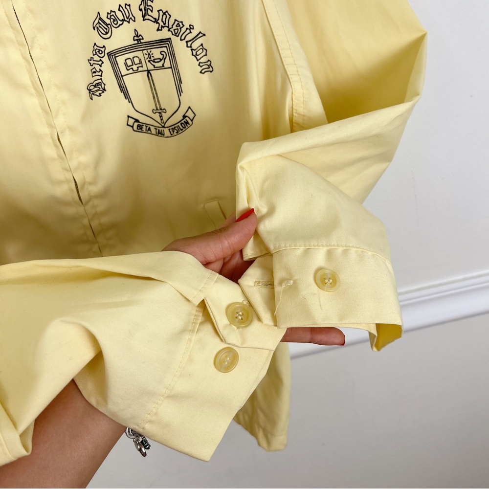Vintage Sportswear Permanent Press Yellow Campus Ricky Jacket Beta Tau Epsilon M View 4
